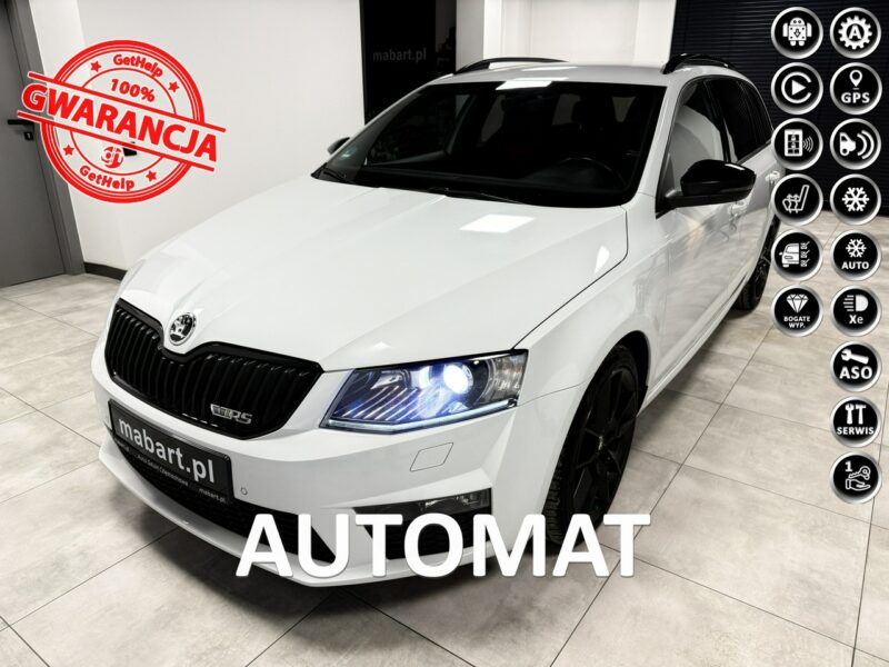 Škoda Octavia RS 2.0 TDI 184KM*CHALLENGE*VRS Mode*AppleCar*Bi-Xenon*El.Klapa*NIEMCY III (2013-)