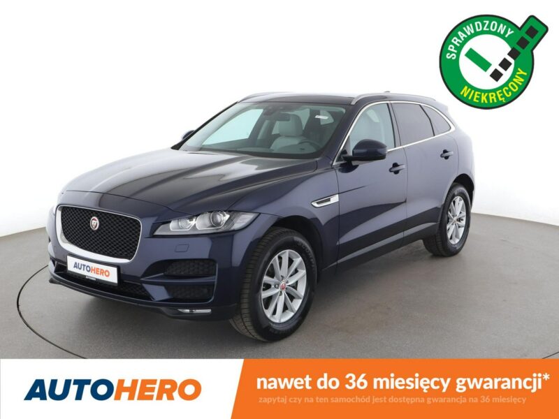 Jaguar F-PACE 25d Prestige AWD Automat Panorama Virtual ACC Navi Skóra Xenon Kamera