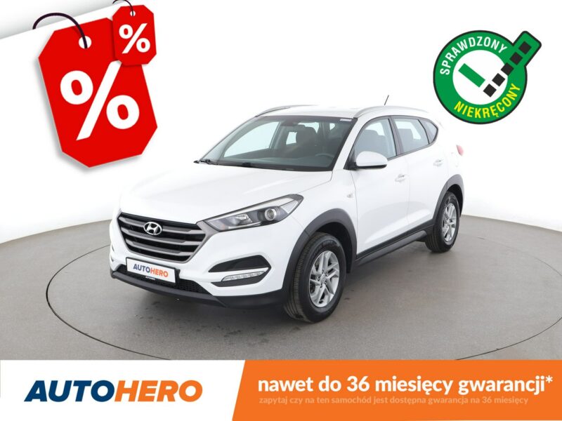 Hyundai Tucson 1.6 Benzyna Tempomat Klimatyzacja Grzana Kanapa Fotele Kierownica PDC III (2015-2020)