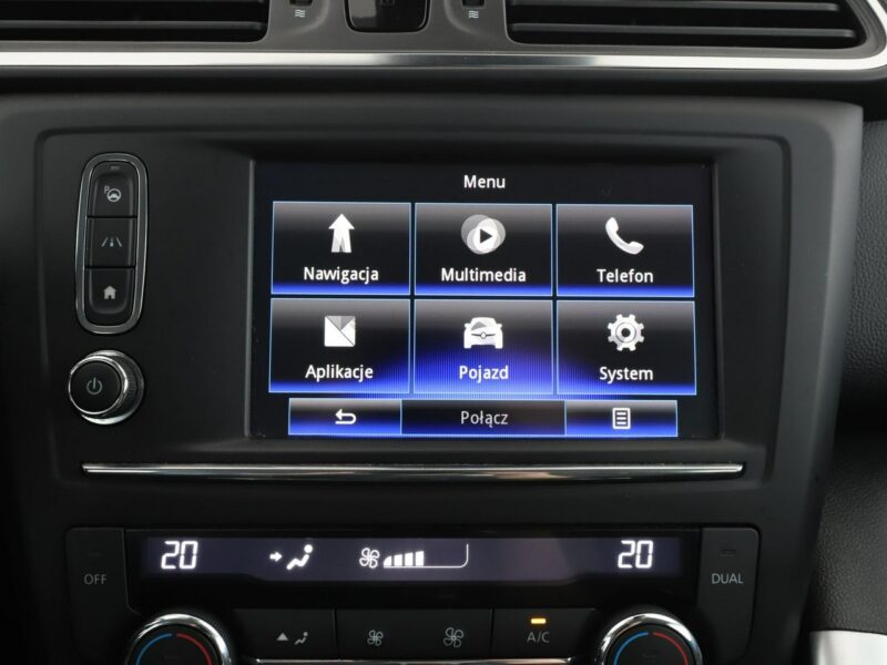 Renault Kadjar Skóra full LED navi klima auto grzane fotele kamera i czujniki parkowa I (2015-)