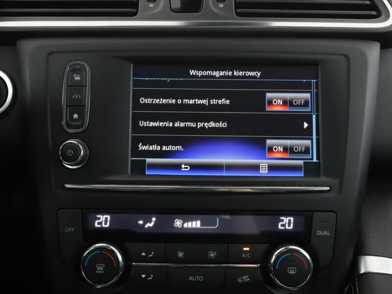 Renault Kadjar Skóra full LED navi klima auto grzane fotele kamera i czujniki parkowa I (2015-)