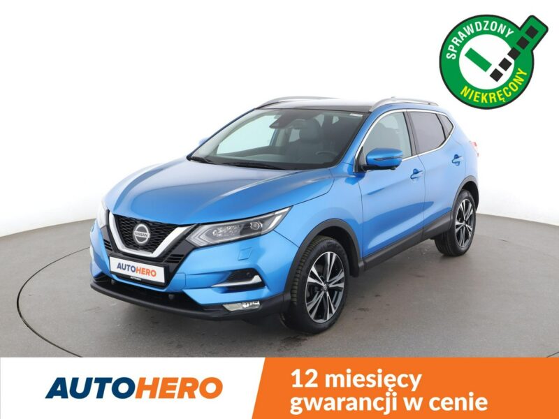 Nissan Qashqai N-Connecta panorama navi kamera grzane fotele tempomat Bluetooth II (2013-2021)