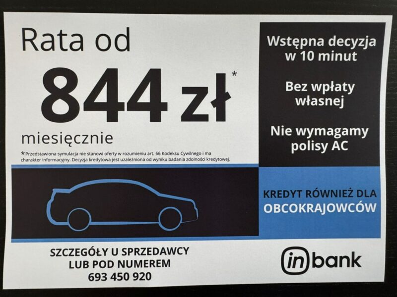 Nissan Qashqai Pisemna Gwarancja 12 miesięcy II (2013-2021)