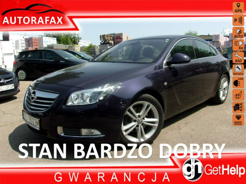Opel Insignia Klimatronic 2-stref, Podgrz. fotele, 2 kpl. kół, Hatchback, Alu A (2008-2017)