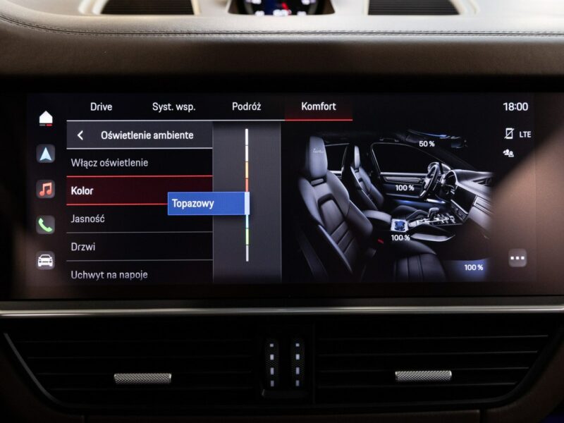 Porsche Cayenne Turbo Ceramika. Burmester. Monitory. Head-Up. ACC. Wentylacja. Hak. FV23%. III(2017-)
