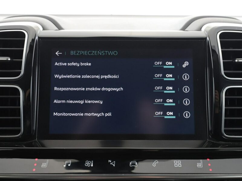 Citroen C5 Aircross 1.6 PHEV Autoamt Shine Tempomat Nawigacja Grzane Fotele Kamera FullLED