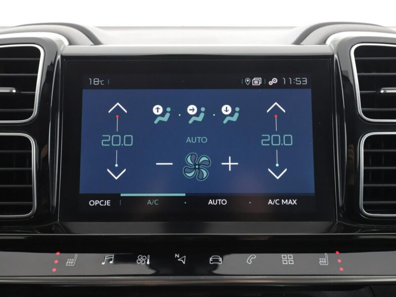 Citroen C5 Aircross 1.6 PHEV Autoamt Shine Tempomat Nawigacja Grzane Fotele Kamera FullLED