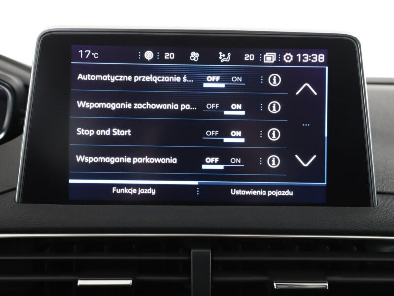 Peugeot 3008 virtual cocpit półskóra navi kamera i czujniki parkowania I (2009-2016)