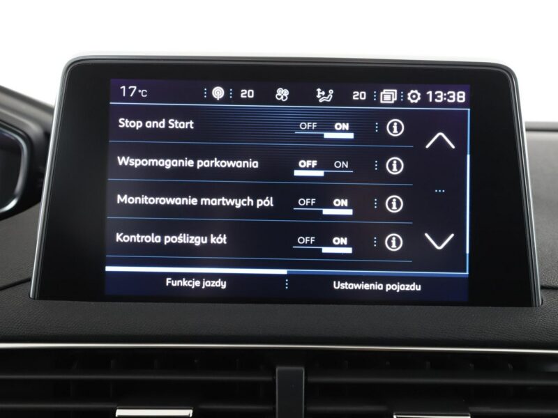 Peugeot 3008 virtual cocpit półskóra navi kamera i czujniki parkowania I (2009-2016)