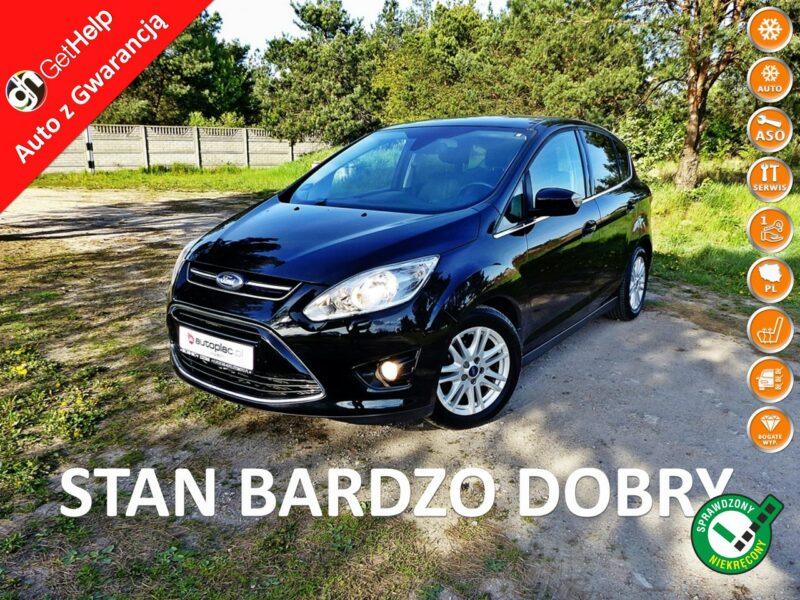 Ford C-Max 1.0 EB*TITANIUM*Climatronic*Pełna Elektryka*Alu*PDC*Super Stan*ZOBACZ! II (2010-)