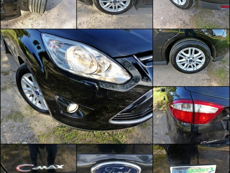 Ford C-Max 1.0 EB*TITANIUM*Climatronic*Pełna Elektryka*Alu*PDC*Super Stan*ZOBACZ! II (2010-)
