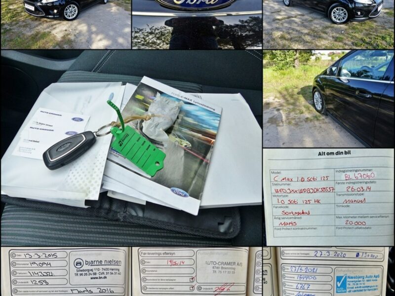 Ford C-Max 1.0 EB*TITANIUM*Climatronic*Pełna Elektryka*Alu*PDC*Super Stan*ZOBACZ! II (2010-)