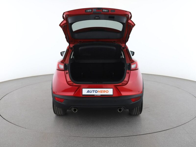 Mazda CX-3 2.0 Evolve Ruby Red Klimatyzacja Tempomat Nawigacja Lane Assist PDC