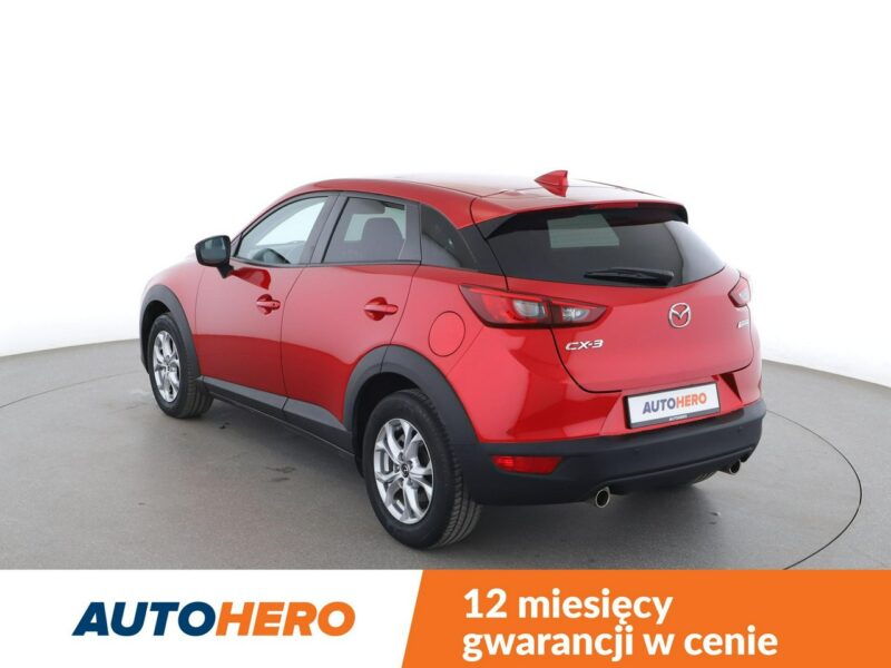 Mazda CX-3 2.0 Evolve Ruby Red Klimatyzacja Tempomat Nawigacja Lane Assist PDC