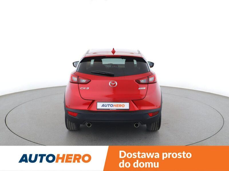 Mazda CX-3 2.0 Evolve Ruby Red Klimatyzacja Tempomat Nawigacja Lane Assist PDC