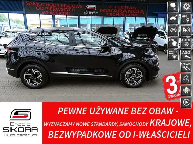 Kia Sportage AUTOMAT 1WŁ Krajowy Bezwypad LED+Kamera+NAVI 3LATA Gwarancja FV23% V (2021-)