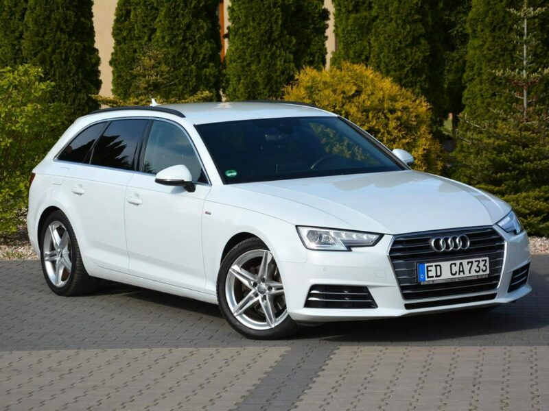 Audi A4 S-Line Virtual Cockpit Klimatronic Skóry Ledy Navi 2xParktr. el.klapa B9 (2015-)