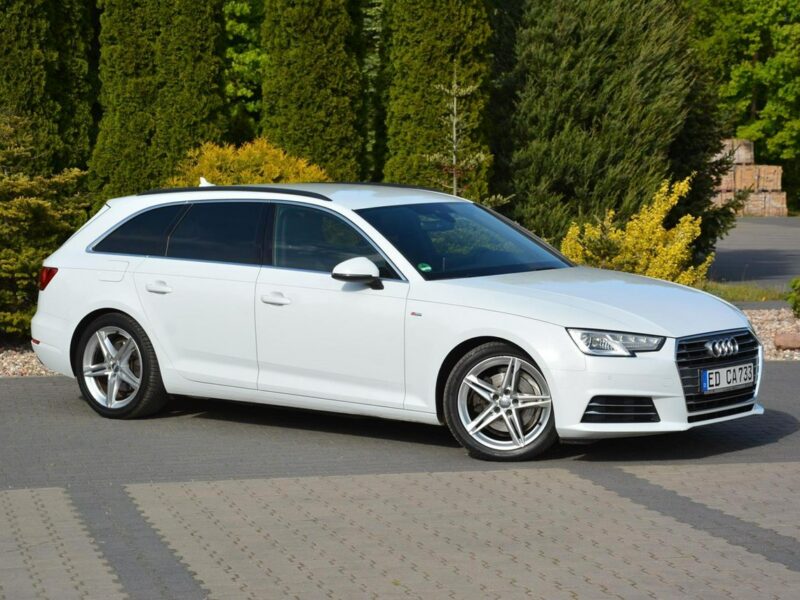 Audi A4 S-Line Virtual Cockpit Klimatronic Skóry Ledy Navi 2xParktr. el.klapa B9 (2015-)