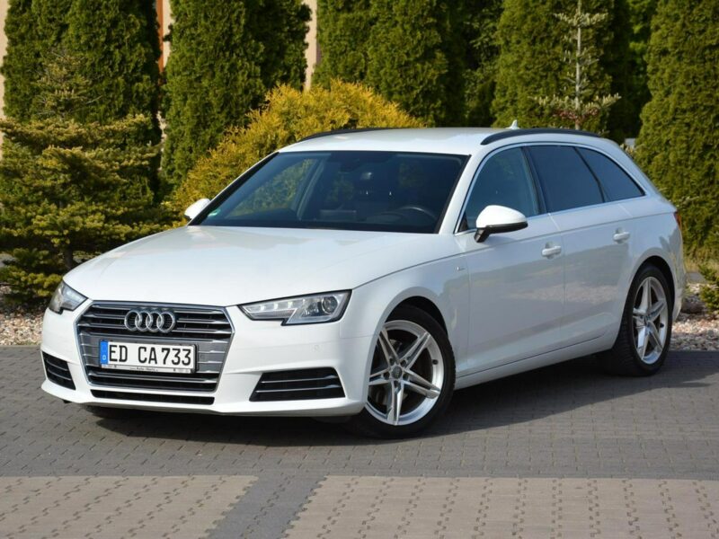 Audi A4 S-Line Virtual Cockpit Klimatronic Skóry Ledy Navi 2xParktr. el.klapa B9 (2015-)