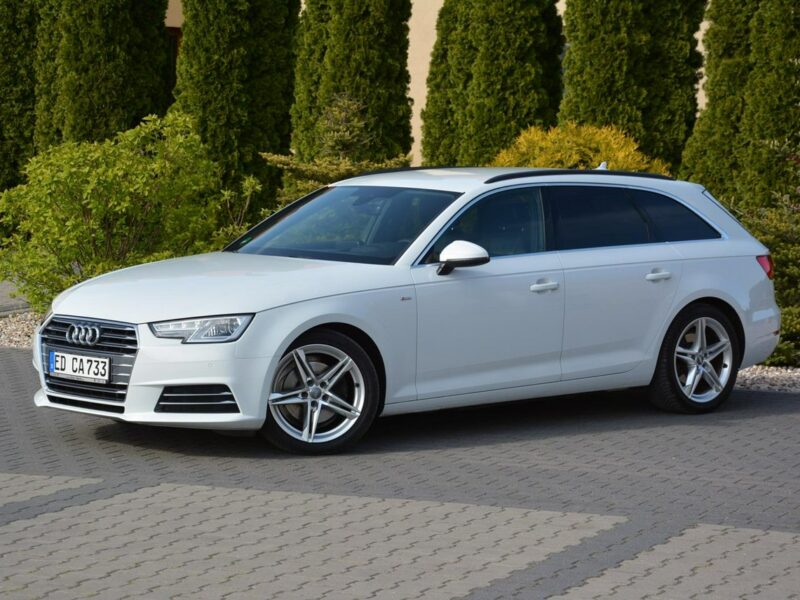 Audi A4 S-Line Virtual Cockpit Klimatronic Skóry Ledy Navi 2xParktr. el.klapa B9 (2015-)