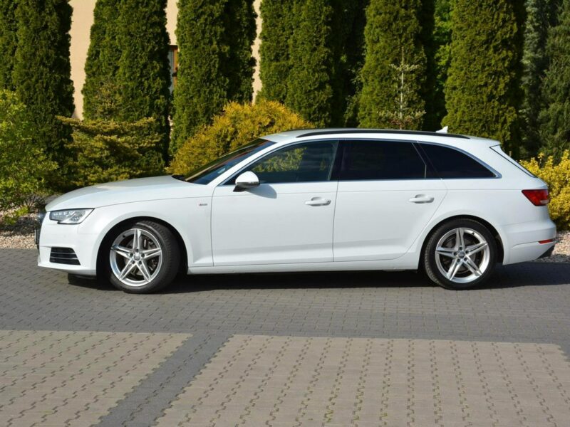 Audi A4 S-Line Virtual Cockpit Klimatronic Skóry Ledy Navi 2xParktr. el.klapa B9 (2015-)