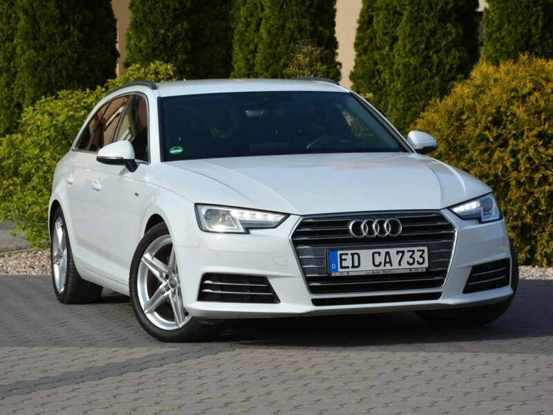 Audi A4 S-Line Virtual Cockpit Klimatronic Skóry Ledy Navi 2xParktr. el.klapa B9 (2015-)