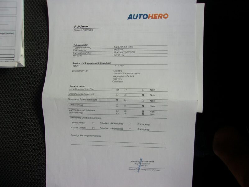 Fiat 500x X 1.4 Turbo Cross Navigacja Kamera cofania Klimatronic Blue & Me