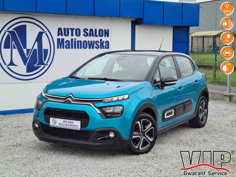 Citroen C3 Navi PDC Full Led Klimatronik Asystent Pasa Tempomat Halogeny Komputer III (2016-)