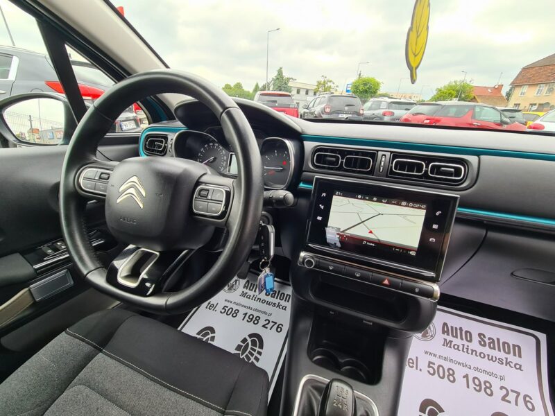Citroen C3 Navi PDC Full Led Klimatronik Asystent Pasa Tempomat Halogeny Komputer III (2016-)
