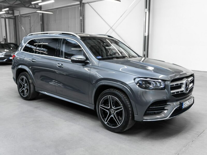 Mercedes GLS Klasa 400d. Polska. Bezwypadkowy. Wentylacja. Head-Up. Hak. FV23%.