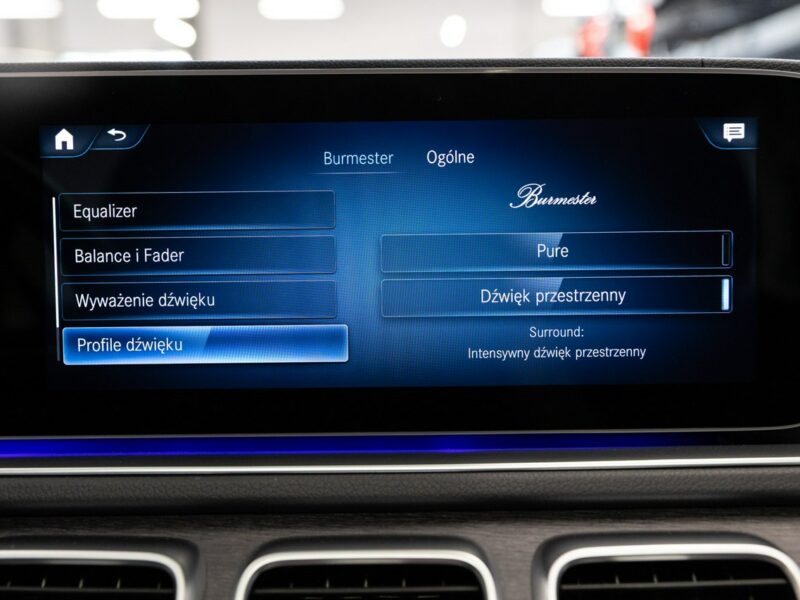 Mercedes GLS Klasa 400d. Polska. Bezwypadkowy. Wentylacja. Head-Up. Hak. FV23%.