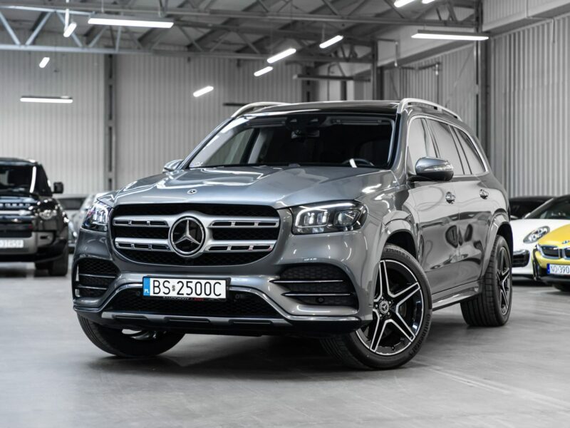 Mercedes GLS Klasa 400d. Polska. Bezwypadkowy. Wentylacja. Head-Up. Hak. FV23%.