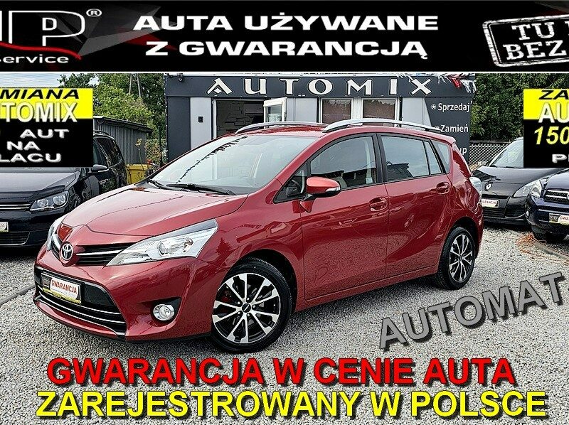 Toyota Verso -SPRZEDANY- Salon PL,Automat,7-OS,Perłowy, GWARANCJA -Automi-x.pl