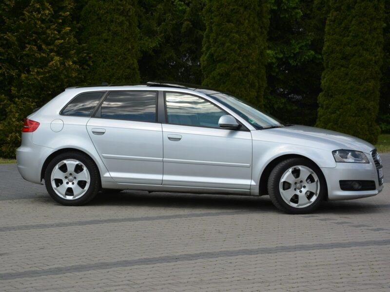 Audi A3 Lift __ DSG Panorama Skóry Duża Navi DRL Alu 17 z Niemiec 8P (2003-2012)
