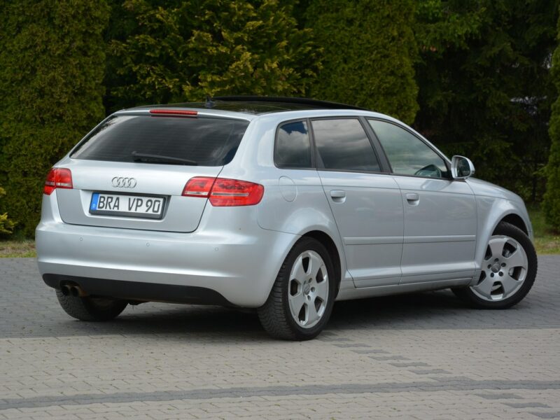 Audi A3 Lift __ DSG Panorama Skóry Duża Navi DRL Alu 17 z Niemiec 8P (2003-2012)