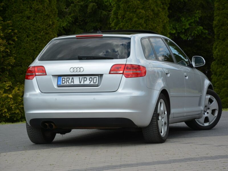 Audi A3 Lift __ DSG Panorama Skóry Duża Navi DRL Alu 17 z Niemiec 8P (2003-2012)