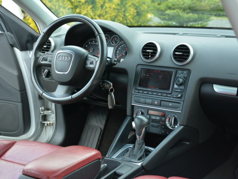 Audi A3 Lift __ DSG Panorama Skóry Duża Navi DRL Alu 17 z Niemiec 8P (2003-2012)