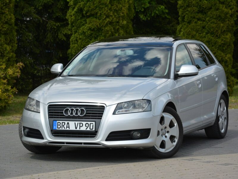 Audi A3 Lift __ DSG Panorama Skóry Duża Navi DRL Alu 17 z Niemiec 8P (2003-2012)