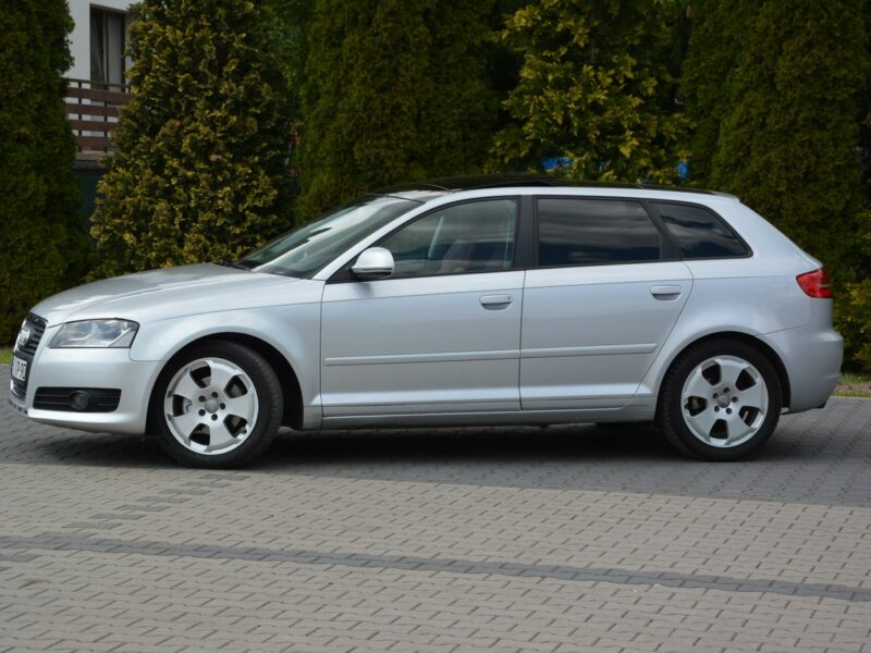 Audi A3 Lift __ DSG Panorama Skóry Duża Navi DRL Alu 17 z Niemiec 8P (2003-2012)