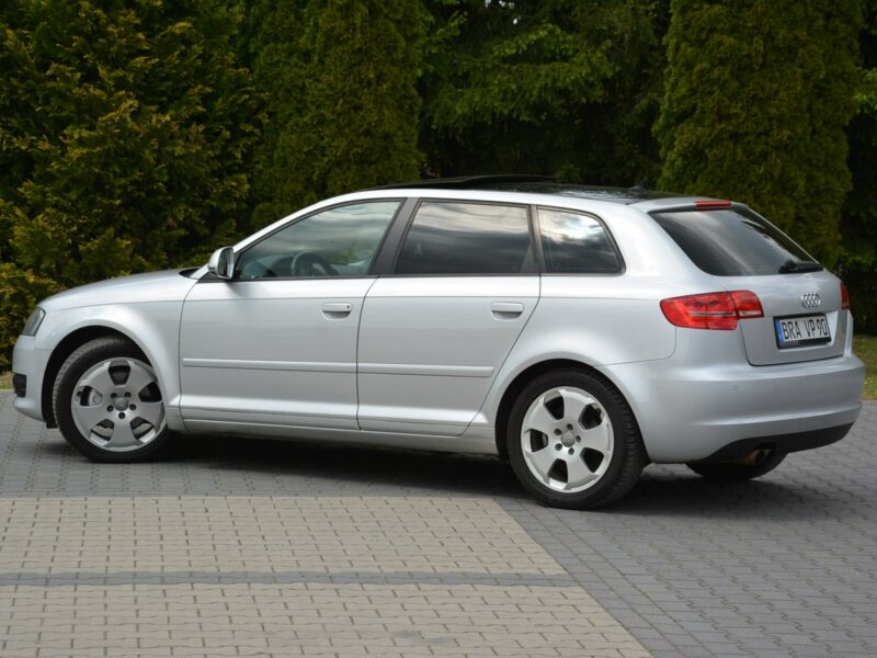 Audi A3 Lift __ DSG Panorama Skóry Duża Navi DRL Alu 17 z Niemiec 8P (2003-2012)