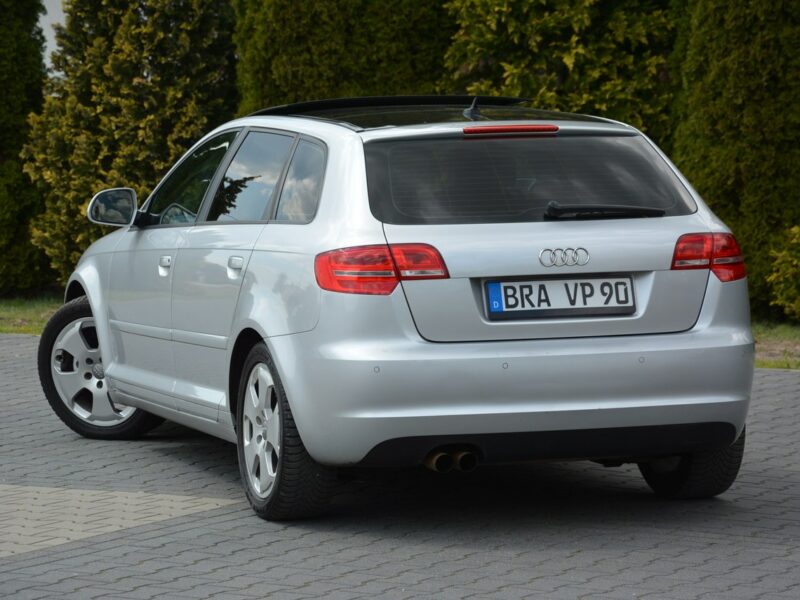Audi A3 Lift __ DSG Panorama Skóry Duża Navi DRL Alu 17 z Niemiec 8P (2003-2012)