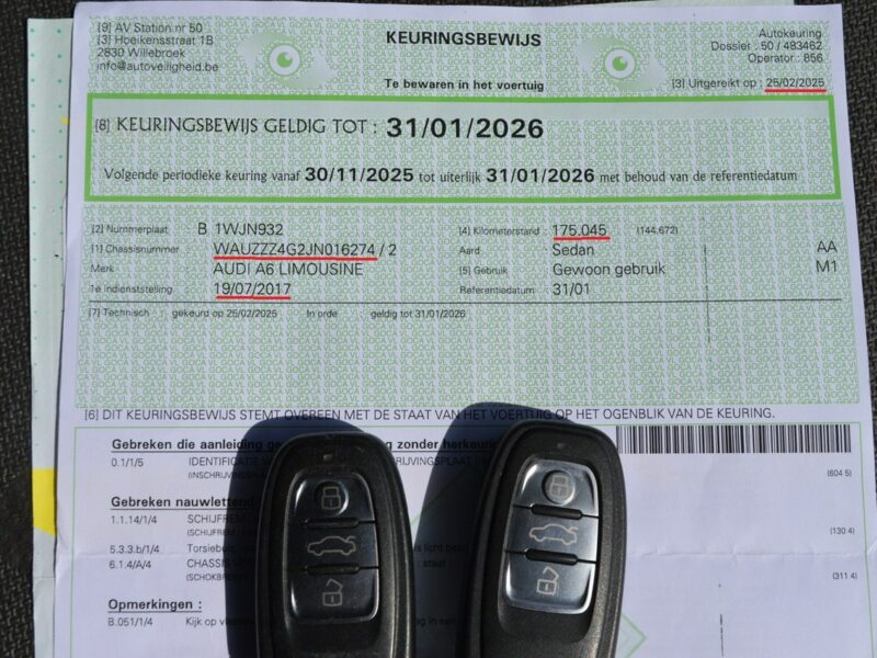 Audi A6 S-Line 2.0 TDI Ultra S-Tronic 100% bezwypadkowy Matrix Navi 176tys.km C7 (2011-)
