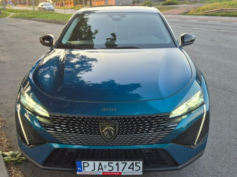 Peugeot 408 R4 1.6l PHEV 225 KM Plug-In Hybrid Przebieg: 9800 km