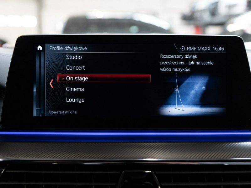 BMW M5 Salon Polska. Ceramika, Bowers, Karbon. Masaże. FV23% F90