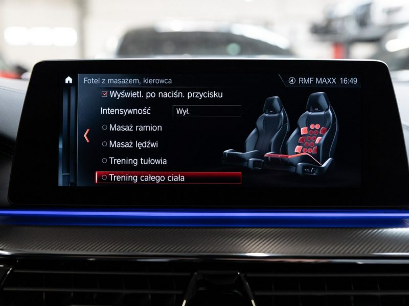 BMW M5 Salon Polska. Ceramika, Bowers, Karbon. Masaże. FV23% F90