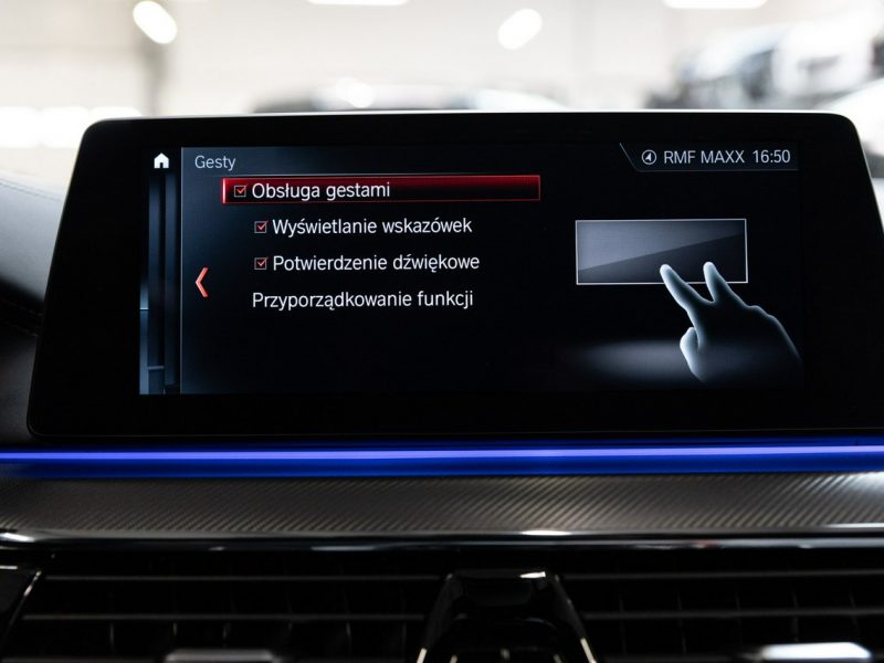 BMW M5 Salon Polska. Ceramika, Bowers, Karbon. Masaże. FV23% F90
