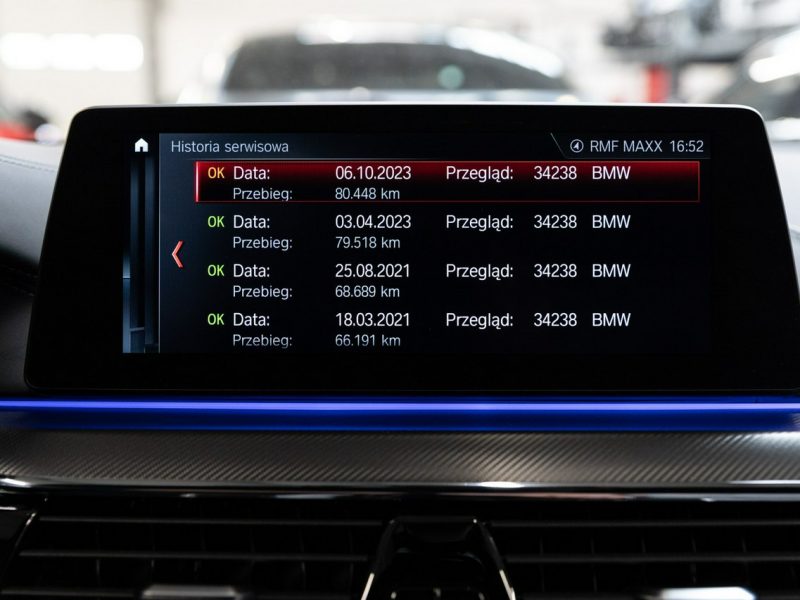 BMW M5 Salon Polska. Ceramika, Bowers, Karbon. Masaże. FV23% F90