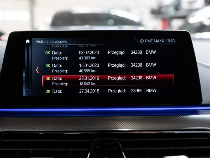 BMW M5 Salon Polska. Ceramika, Bowers, Karbon. Masaże. FV23% F90