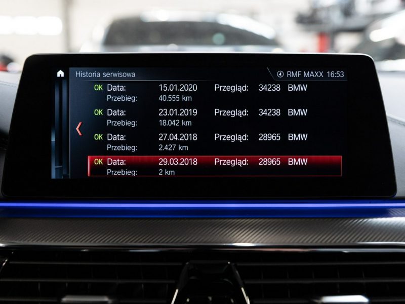 BMW M5 Salon Polska. Ceramika, Bowers, Karbon. Masaże. FV23% F90