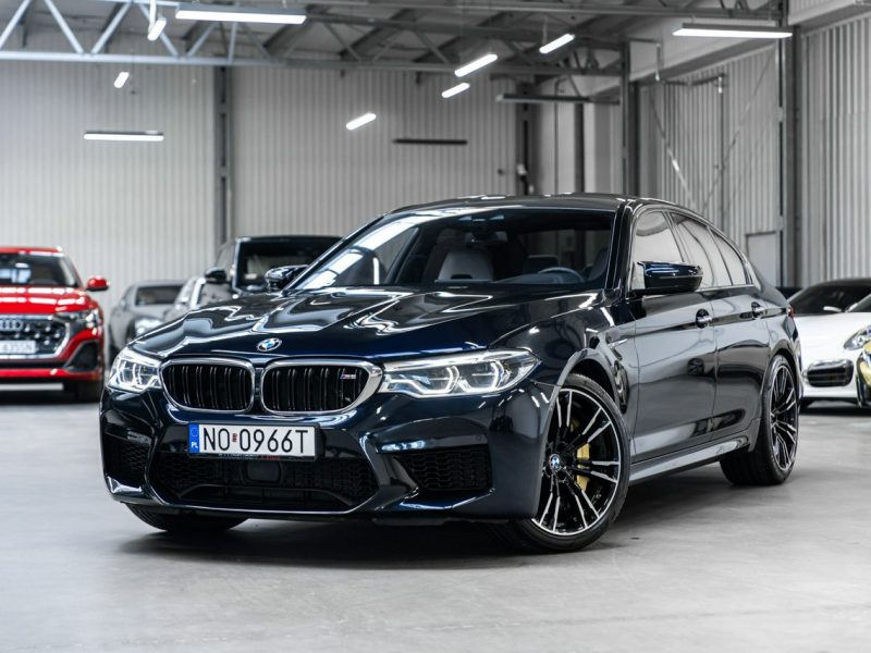BMW M5 Salon Polska. Ceramika, Bowers, Karbon. Masaże. FV23% F90